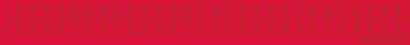 McsHor1SIAbrade2000 Font – Brown Fonts on Red Background