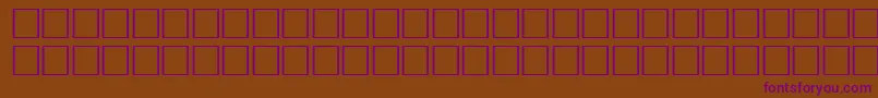 McsHor1SIAbrade2000 Font – Purple Fonts on Brown Background