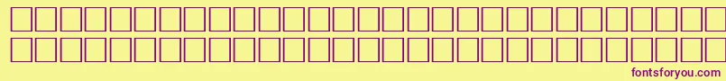 McsHor1SIAbrade2000 Font – Purple Fonts on Yellow Background