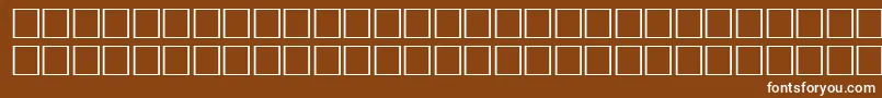 McsHor1SIAbrade2000 Font – White Fonts on Brown Background