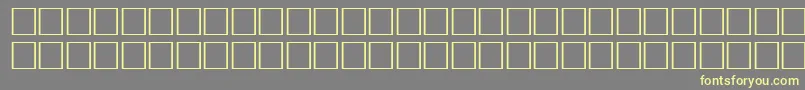 McsHor1SIAbrade2000 Font – Yellow Fonts on Gray Background