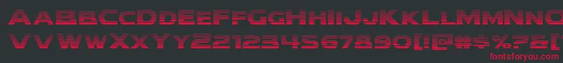 Modithorsongrad Font – Red Fonts on Black Background