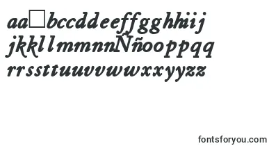 TiascoossskBoldItalic font – spanish Fonts
