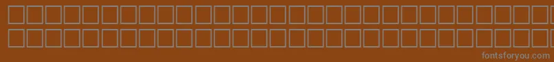 Шрифт HalsRegular – серые шрифты на коричневом фоне