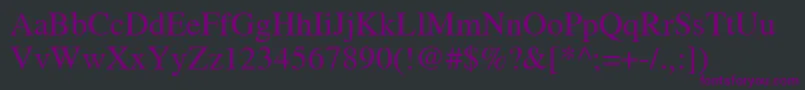 Nttmr Font – Purple Fonts on Black Background