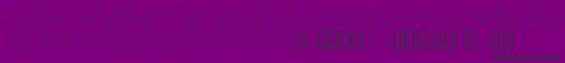 Vector Font – Black Fonts on Purple Background