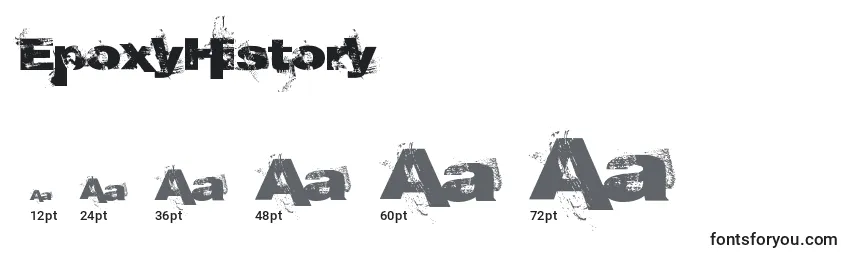 EpoxyHistory Font Sizes