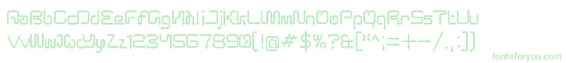ArroTerminalRegular Font – Green Fonts on White Background