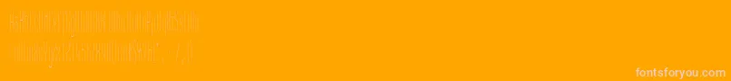 StMovieheadLight Font – Pink Fonts on Orange Background