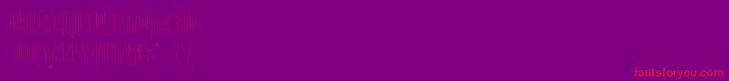 fuente StMovieheadLight – Fuentes Rojas Sobre Fondo Morado