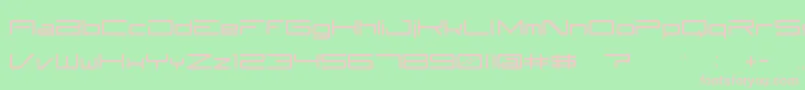 Subzer0 Font – Pink Fonts on Green Background
