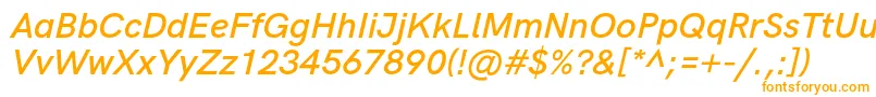 HkgroteskSemibolditalic Font – Orange Fonts