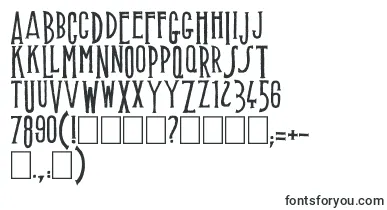 Muffaroo font – retro Fonts