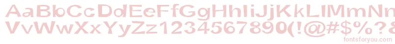 Шрифт SnottSemibold – розовые шрифты