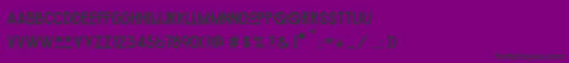 Fonte ChipotleRegular – fontes pretas em um fundo violeta