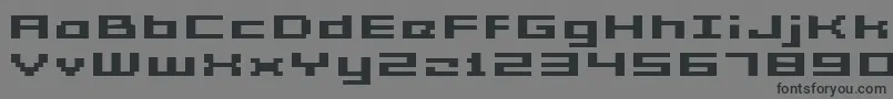 GrixelAcme5WideBoldXtnd Font – Black Fonts on Gray Background