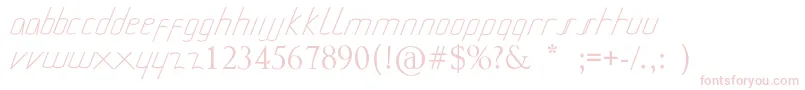 MiuraDanielmontes Font – Pink Fonts on White Background