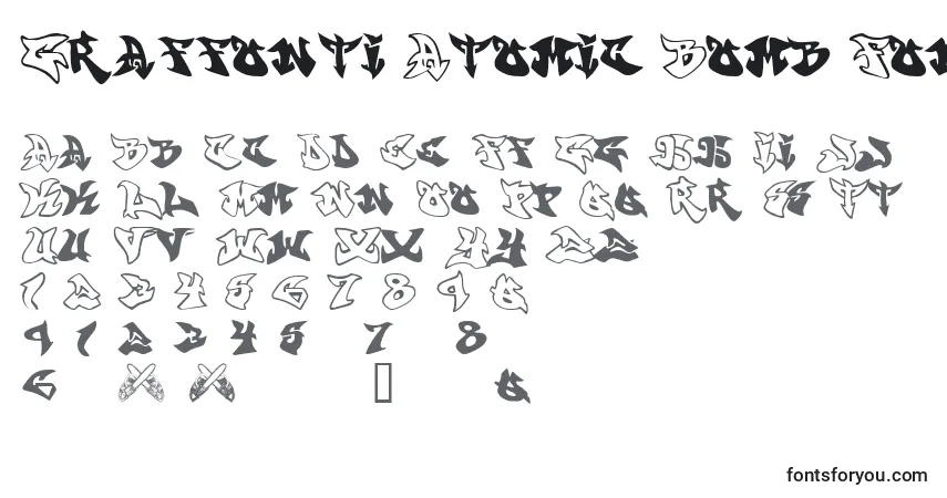 Graffonti.Atomic.Bomb.Fontvir.Us Font – alphabet, numbers, special characters