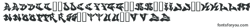 Graffonti.Atomic.Bomb.Fontvir.Us-Schriftart – esperanto Schriften