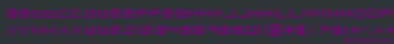 Pixeldue Font – Purple Fonts on Black Background