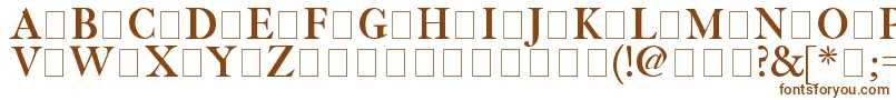 Шрифт Fetlrm2 – коричневые шрифты