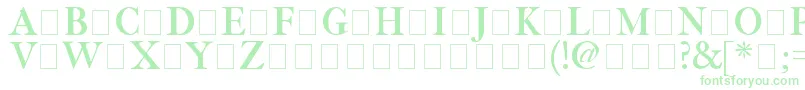 Fetlrm2-fontti – vihreät fontit
