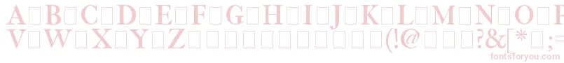 Шрифт Fetlrm2 – розовые шрифты на белом фоне