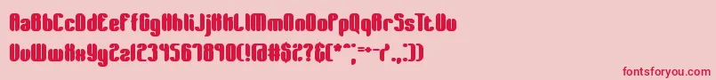Wagerwon Font – Red Fonts on Pink Background
