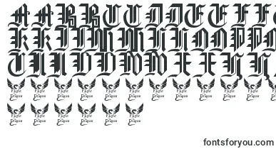 GothicStraightFaced16thC. font – rough Fonts