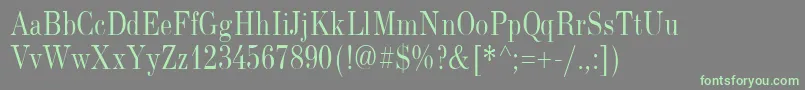 More about NewStandardOldNarrow Font NewStandardOldNarrow Font – Green Fonts on Gray Background