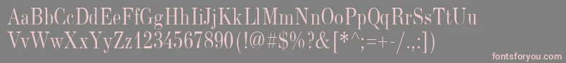 More about NewStandardOldNarrow Font NewStandardOldNarrow Font – Pink Fonts on Gray Background