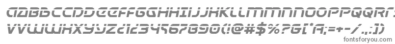 フォントUniversaljacklaserital – 白い背景に灰色の文字