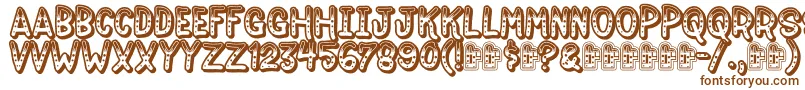 Lisätietoja Jokewood-fontista Jokewood-fontti – ruskeat fontit valkoisella taustalla