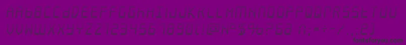 Шрифт Frozencrystalgrad – чёрные шрифты на фиолетовом фоне