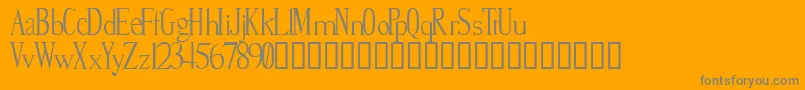 Smite Font – Gray Fonts on Orange Background