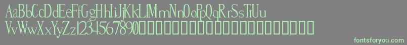 Smite Font – Green Fonts on Gray Background