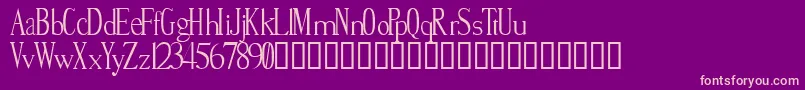 Smite Font – Pink Fonts on Purple Background