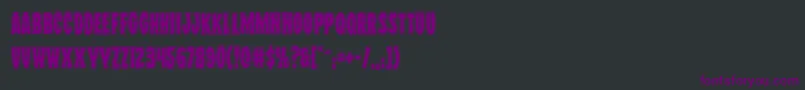 Wolfbrothersacad Font – Purple Fonts on Black Background