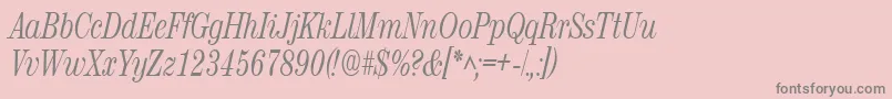 More about GeEsmeralda Font GeEsmeralda Font – Gray Fonts on Pink Background