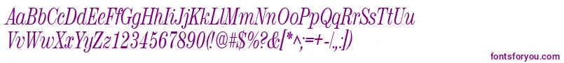 GeEsmeralda-fontti – violetit fontit