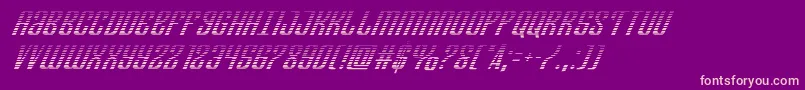 Departmenthgradital Font – Pink Fonts on Purple Background