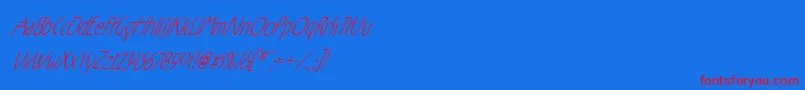 Подробнее о шрифте Rxzo Шрифт Rxzo – красные шрифты на синем фоне