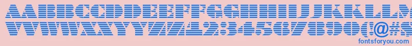 fuente BraggatitulmarRegular – Fuentes Azules Sobre Fondo Rosa