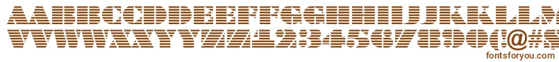 BraggatitulmarRegular Font – Brown Fonts on White Background
