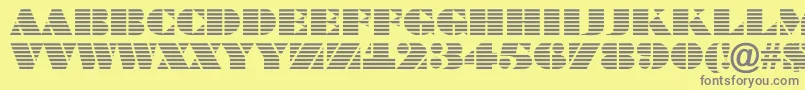 More about BraggatitulmarRegular Font BraggatitulmarRegular Font – Gray Fonts on Yellow Background
