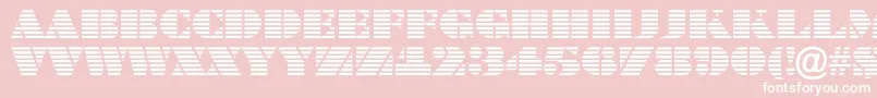 BraggatitulmarRegular Font – White Fonts on Pink Background