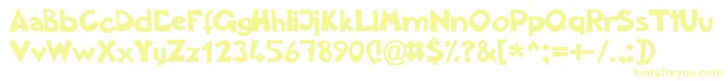More about Aklatan Font Aklatan Font – Yellow Fonts on White Background