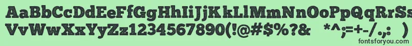 More about ChunkFivePrint Font ChunkFivePrint Font – Black Fonts on Green Background