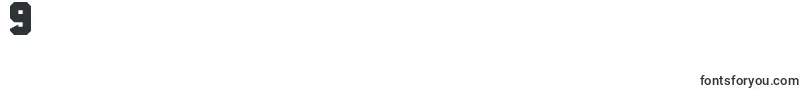 ManlyManFont-Schriftart – Schriften für die Ziffer 9