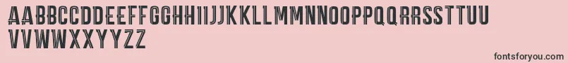 CarpeDiemMarkDemo Font – Black Fonts on Pink Background